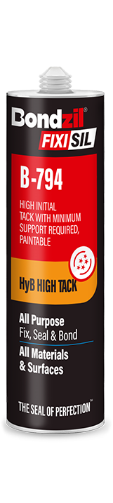 B-794 hybrid HT silicone sealant for sealing and bonding in the building and construction industry, joints in bathroom and kitchens