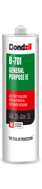 B-701 general purpose active silicone sealant for windows, marine, automobile, hardware and kitchen