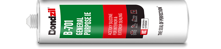 bondzil B-701 gp silicone sealant for window frames, greenhouses, draught proofing, curtain wall joining