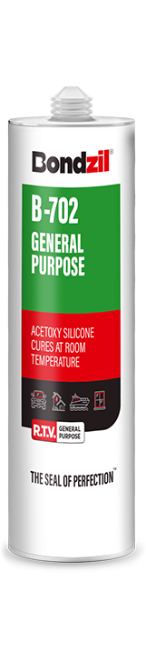 B-702 general purpose active+ silicone sealant for automotive, home, kitchen, marine, glass windows and doors