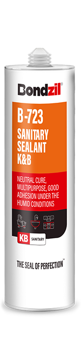 B-723 neutral universal sanitary silicone sealant for bathtubs, shower, sinks, tiles, walls joints