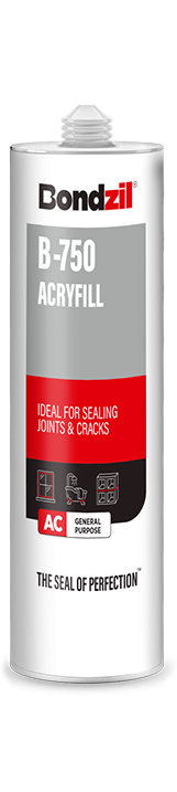 B-750 acryfill silicone sealant for ventilation grills, door-window frames, ceiling and wall joints