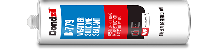 Bondzil B-779 weather silicone sealant cartridge for aluminium glazing, curtain wall joints, metal panels
