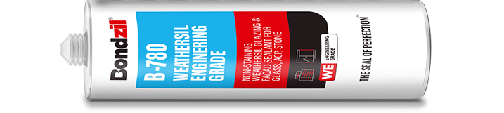 Bondzil B-780 weathersil architectural grade silicone sealant cartridge for interior and exterior applications